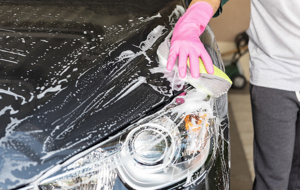 mycie reflektorów samochodowych